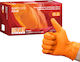 Bournas Medicals Solid Nitrile Examination Gloves Powder Free Orange 100pcs