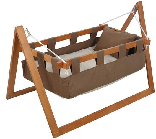 Babywiegen Holz Braun