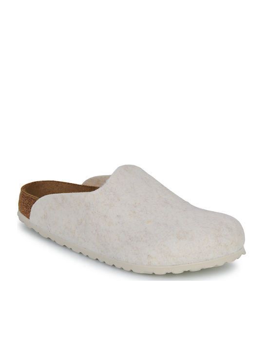 Birkenstock Amsterdam Papuci de Damă de Iarnă Bej
