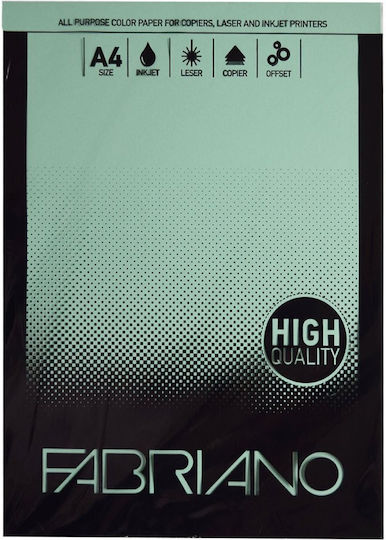 Fabriano Copy Cardboard A4 160 G/m2 Reseda 50 Sheets