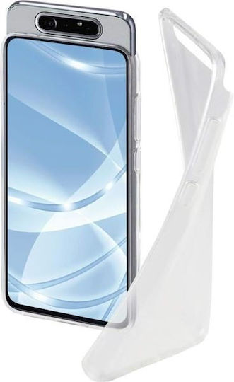 HAMA Crystal Umschlag Rückseite Transparent (Galaxy A80)
