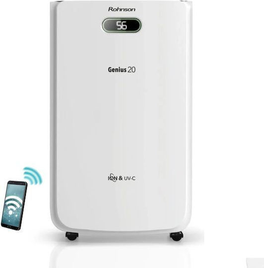 Rohnson R95020 Αφυγραντήρας με Συμπιεστή και Wi-Fi 20lt