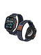 Spigen Armband Stoff Blau (Apple Watch 44/45/46mm/Ultra 49mm)