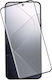 Adeziv complet Tempered Glass Negru (Galaxy S22 Ultra 5G)