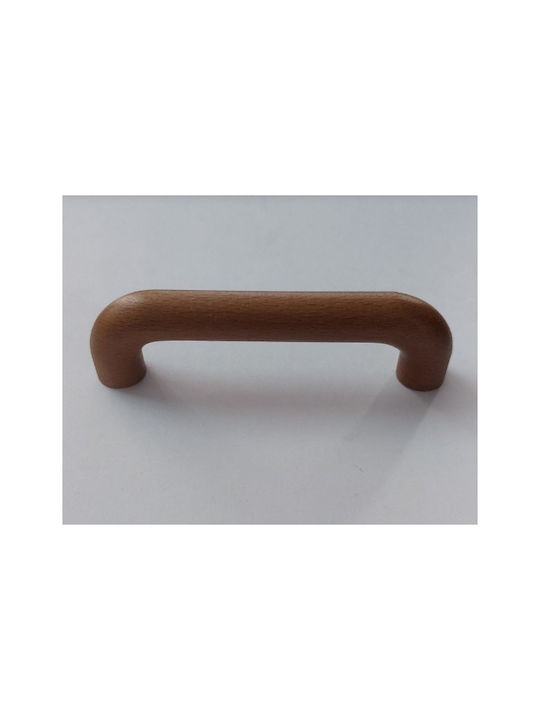 Handgriff Möbelgriff aus Hölzernes in Braun Farbe 019620 1Stück