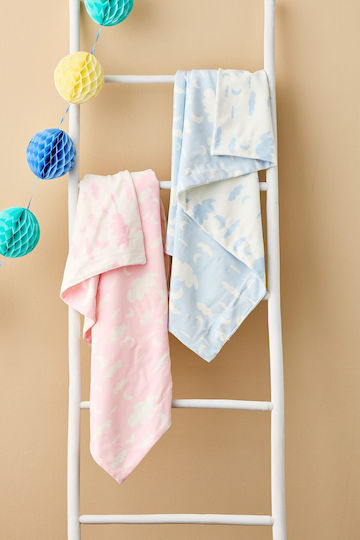 Gm Home Mink Βρεφική Κουβέρτα Ροζ 75x100cm