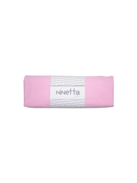 Ninetta Bebe Baby Sheet Crib Cotton Fitted Pink