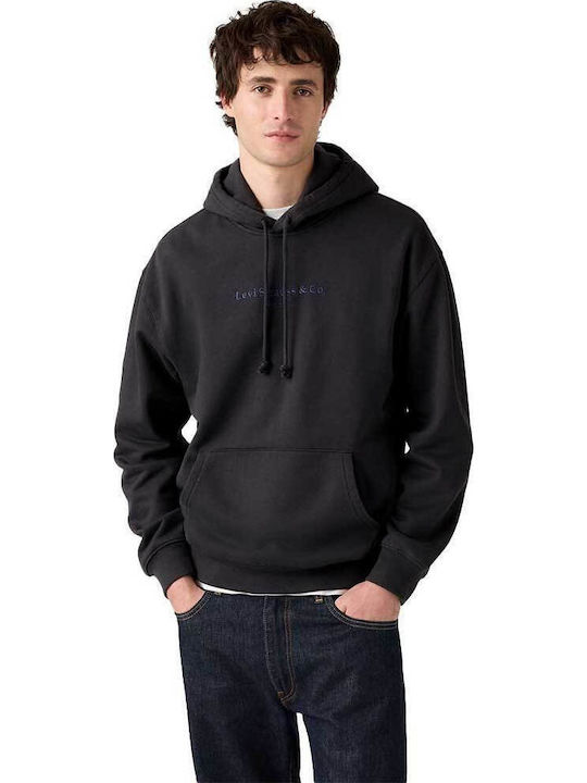 Levi's Graphic Sweatshirt with Hood Black
