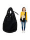 Purlov Cat Carrier Bag Black