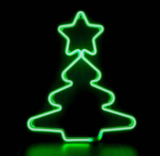 Christmas Decorative Illuminated Plastic Tree Light Tube 50cm IP44 Electric Tree