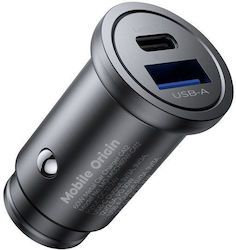 Mobile Origin Încărcător Auto cu Porturi 1xUSB-A 1xType-C Mobile Origin Încărcător Auto cu Porturi 1xUSB-A 1xType-C