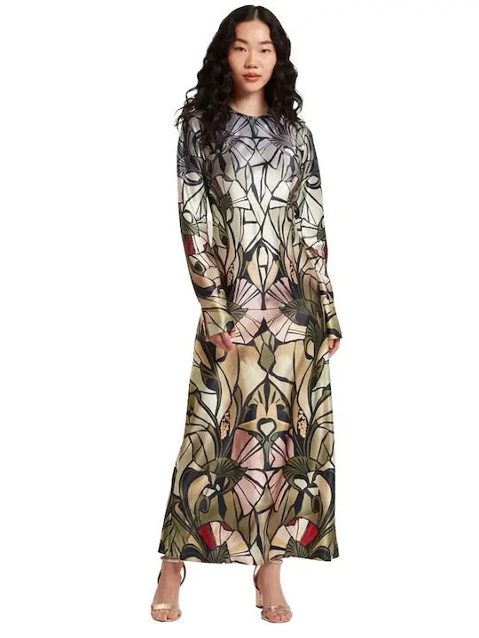 knee length dresses for ladies Long Sleeve Maxi Dress | Orchidra main image 1