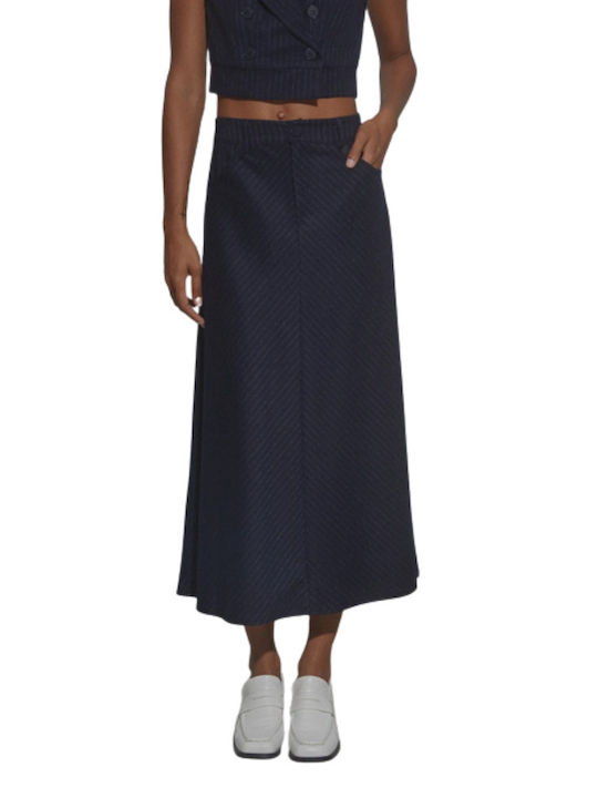 High-waisted Skirt Blue