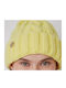 Beanie Frauen Beanie Gestrickt in Gelb Farbe