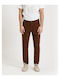 Trousers in Regular Fit Brown