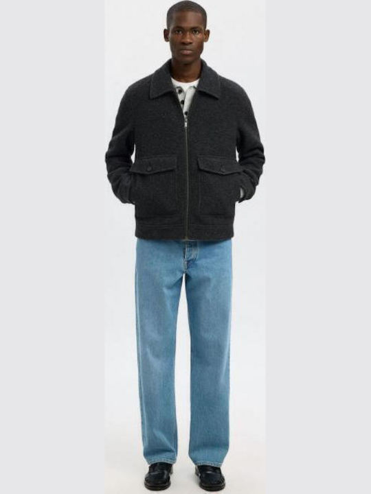 Selected Μπουφάν Grey Melange