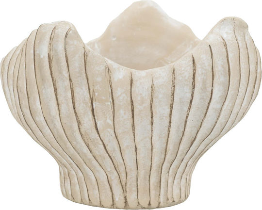 Artekko Cement Planter Concrete Beige 19x18.5x14cm.