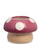 Fankon Flowers Übertopf Keramik Lila 14x10εκ.