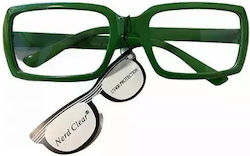 Nerd Clear Παιδικά Γυαλιά Ηλίου Πράσινα