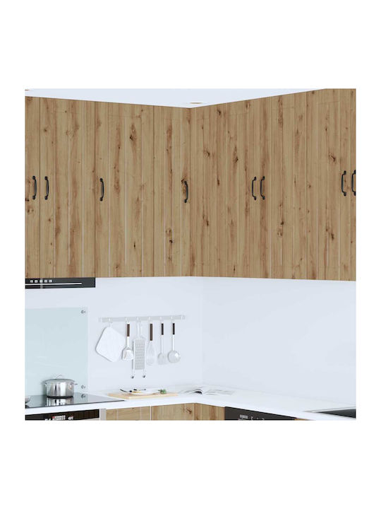 Cabinet Wall Black 57x57x100cm
