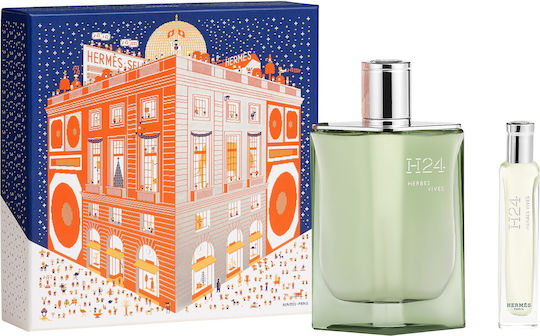 Hermes Herbes Vives H24 Herren Set mit Eau de Parfum