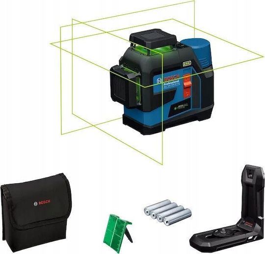 Bosch GLL 12V-100-33 CG Linear Laser Level Green Beam with Working Range 100m