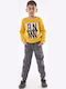 Kids' Set with Pants Winter 2pcs Yellow