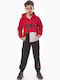 Kids' Set with Pants Winter 2pcs Red