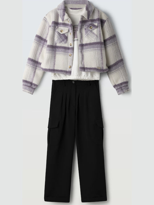 Evita Kids' Set with Pants Winter 2pcs Lilac
