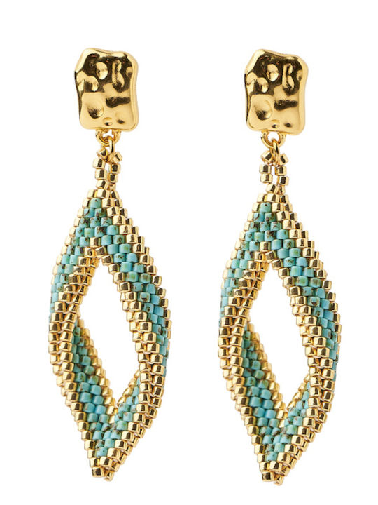 The Gem Stories Earrings Gold Plated with Stones