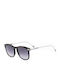 Belstaff Unisex Sunglasses with Brown Tartaruga Frame and Gray Gradient Lens