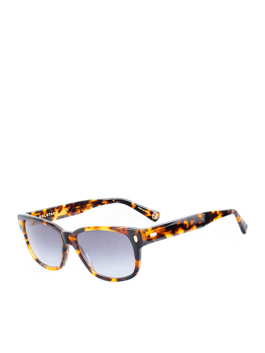 Women's Sunglasses with Brown Tartaruga Plastic Frame and Gray Gradient Lens