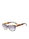 Women's Sunglasses with Brown Tartaruga Plastic Frame and Gray Gradient Lens