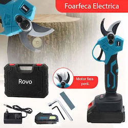 Rovo RV-FE Foarfecă de tăiat 21V cu 2 Baterii 2Ah