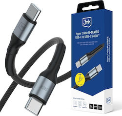 3MK USB 2.0 USB-C masculin - USB-C 240W 2m