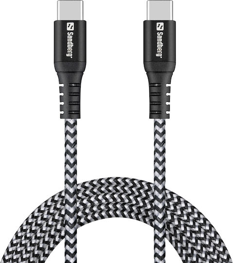 Sandberg USB zu Typ-C,TC-TC Kabel Schwarz 2m (441-67)