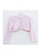 Kids Knitted Bolero White