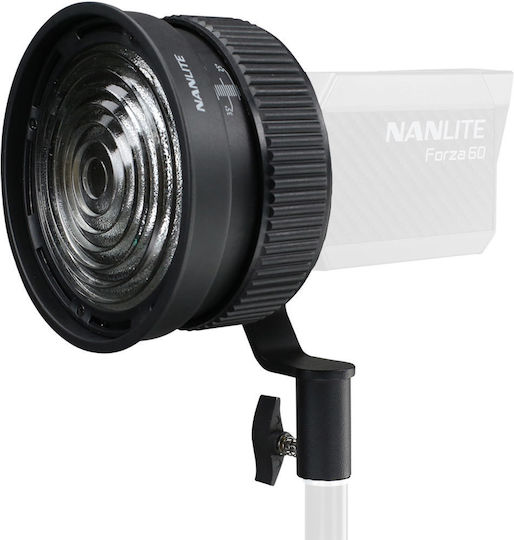 Nanlite Fl-11 Fresnel Lens + Barndoors Forza 60 60b