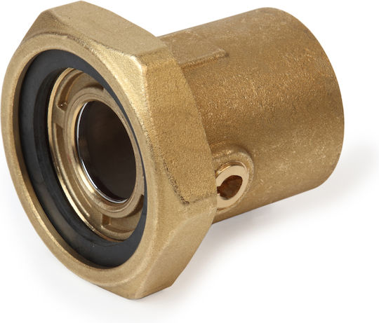 Giacomini Ball Valve Fitting R252y001 Pump Female Thread 1 Inch X 1.5 Inches Brass