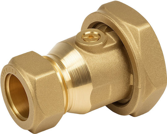 Giacomini Ball Valve Fitting R252y004 Pump Connection Diameter by Compression 28 mm x 1 1/2" Internal Thread Brass