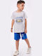 Kids' Set with Shorts Summer 2pcs Blue