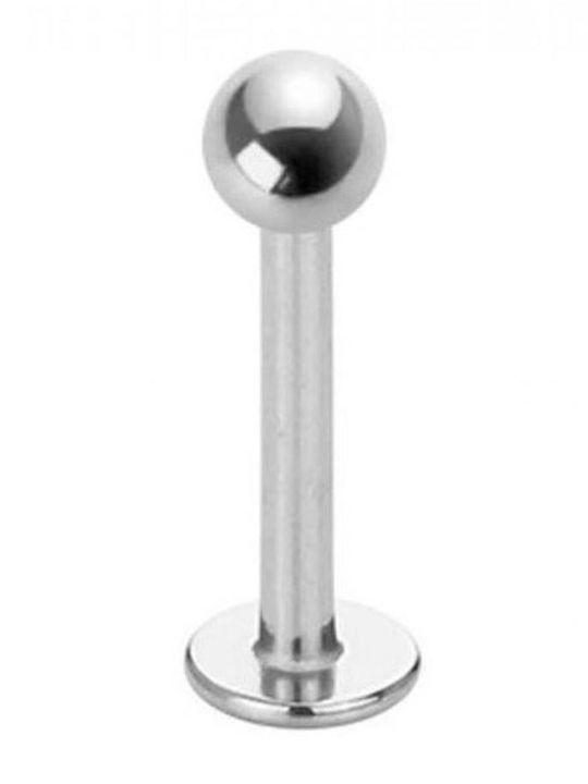 Piercing Earring Bar from Gold Plated Steel 8 x 3mm