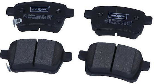 Rear Brake Pads Fiat 500L 351 352 12- Tipo 356 357 15- Opel Adam M13 12-19 Corsa E X15 14 193664 Maxgear 1605285 193664-10734