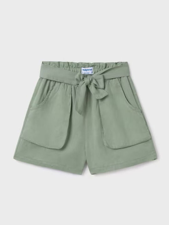Mayoral Kids' Shorts/Bermudas Fabric Bay Leaf Mint