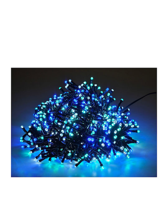 1000 Lichterketten LED 22m. Mehrfarbige in Zeichenfolge 1Stück