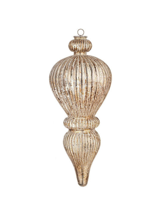 Christmas Tree Ornament Giant Glass Gold 51cm 0980792