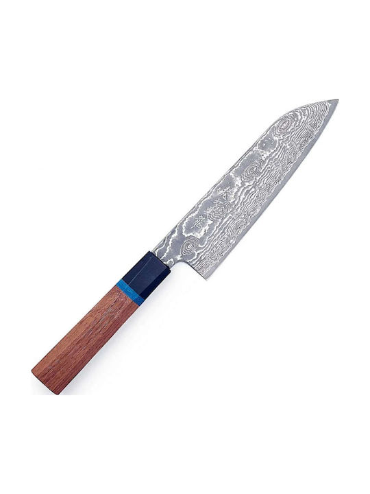 Ryusen Bonten Unryu KAI Μαχαίρι Santoku από Δαμασκηνό Ατσάλι 17.5cm