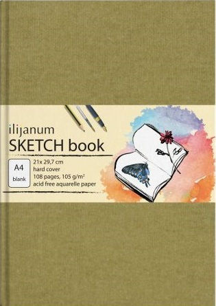 Ilijanum Notizbuch 108 Blätter A4 mit leeren Seiten (Μiverse Designs)