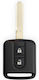Nissan Car Key for Nissan Micra / Navara / Qashqai