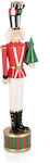 Weihnachts-Nussknacker Aus Polyresin Roter 22cm...